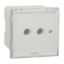 Picture of Emergency light, New Unica, 230V, 2 modules, white