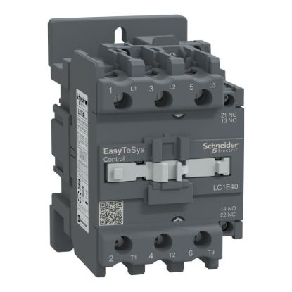 Picture of Contactor,Easy TeSys Control,LC1E,3P(3NO),AC-3,<=440V,40A,220V AC coil,50Hz