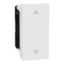 Picture of Roller blind switch, Miluz E, 10A, 250V, 1 Module, White