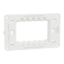 Picture of Supporting Frame, Miluz E, 3 gang, white